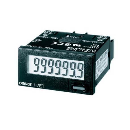 Omron H7ET-NV-B H7ETNVBOMI OMRON Time LCD Black Ent. voltage PNP/NPN 3999d
